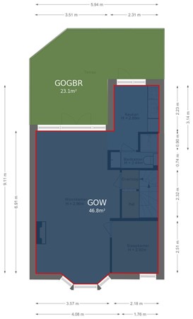 Medium property photo - Kennemerstraat 64RD, 2021 EE Haarlem